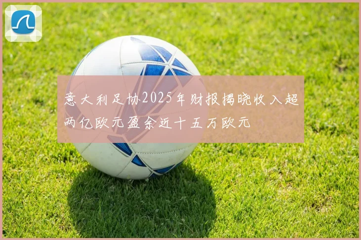 意大利足协2025年财报揭晓收入超两亿欧元盈余近十五万欧元